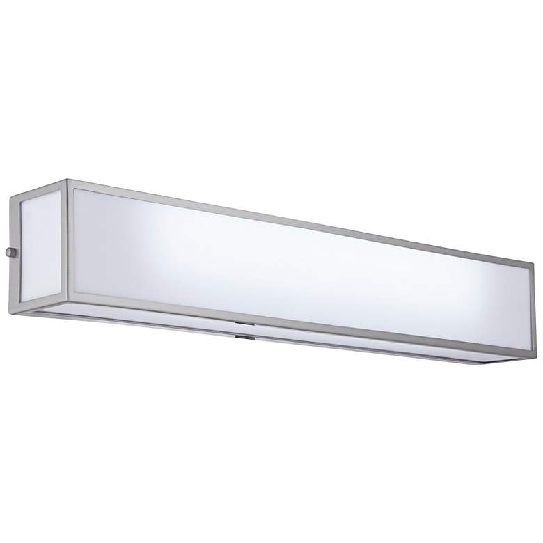 Image 1 Chance 30 inch Wide Frosted White Acrylic LED Bath Light