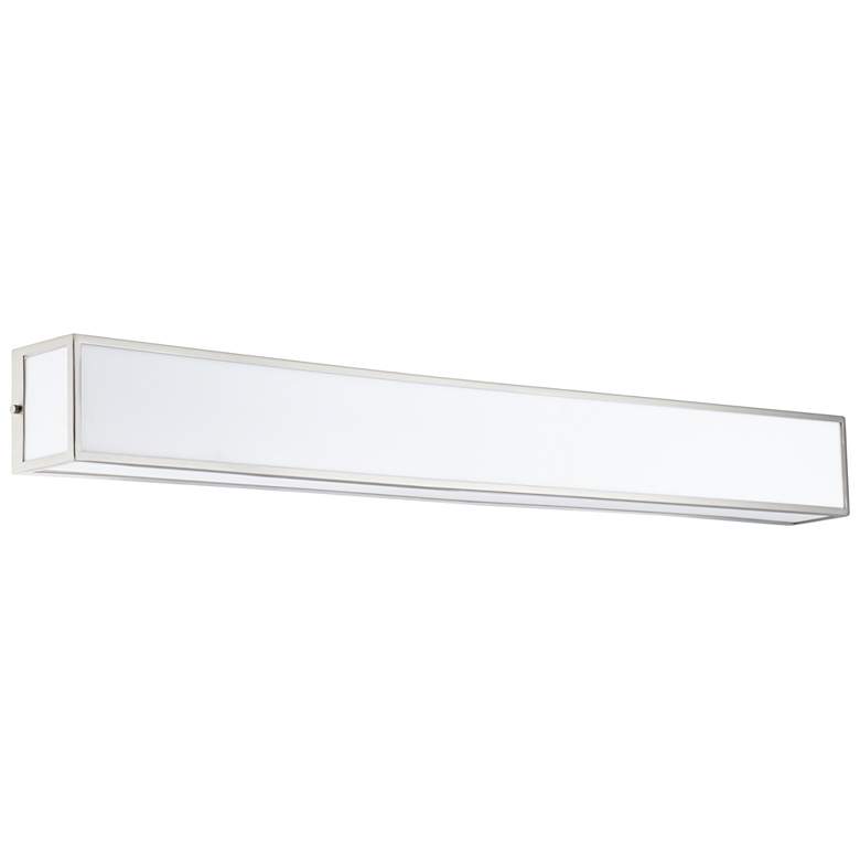 Image 1 Chance 48 3/4" Wide Frosted White Acrylic LED Bath Light