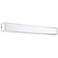 Chance 48 3/4" Wide Frosted White Acrylic LED Bath Light