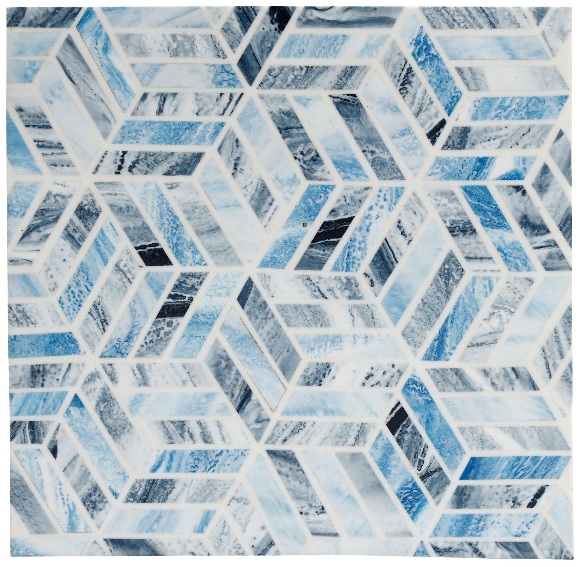 Image 4 Chance Blue, Natural White Square Box more views