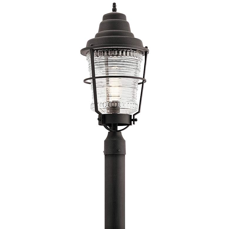Image 1 Chance Harbor 23 1/2 inch High Weathered Zinc Outdoor Post Light