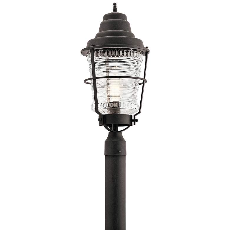 Image 1 Chance Harbor 23 1/2" High Weathered Zinc Outdoor Post Light