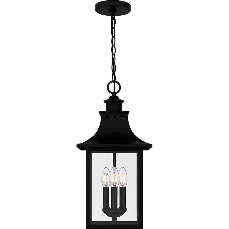 Image 3 Chancellor 20 3/4"High Black 3-Light Outdoor Hanging Light more views