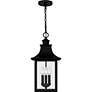 Chancellor 20 3/4"High Black 3-Light Outdoor Hanging Light