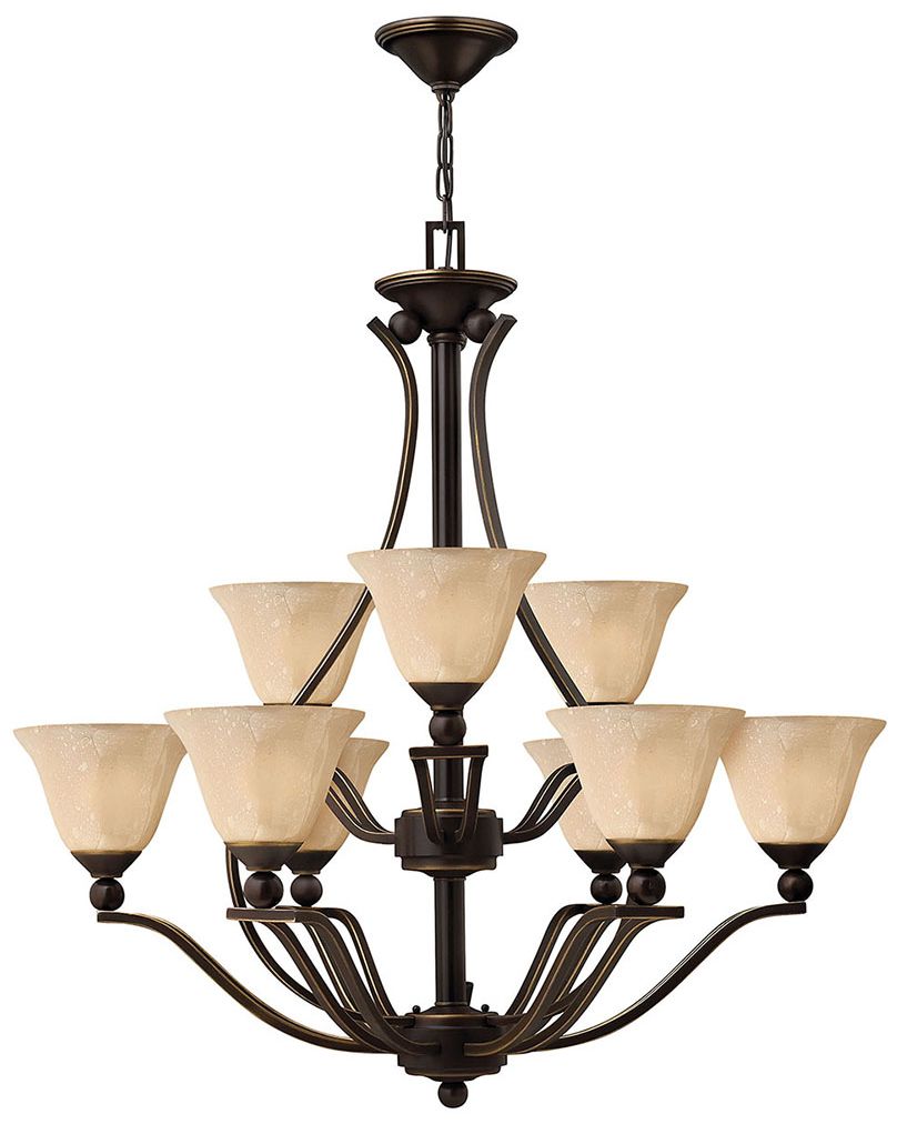 Image Chandelier Bolla-Large Two Tier-Olde Bronze