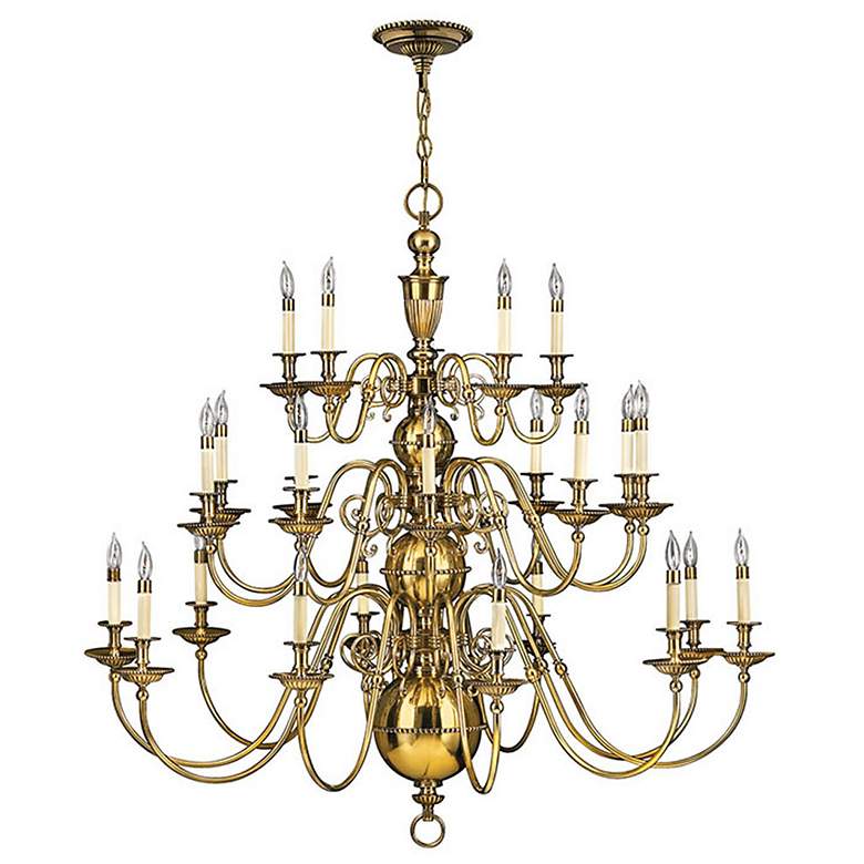 Image 1 Chandelier Cambridge-Extra Large Three Tier-Burnished Brass