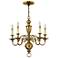 Chandelier Cambridge-Small Single Tier-Burnished Brass