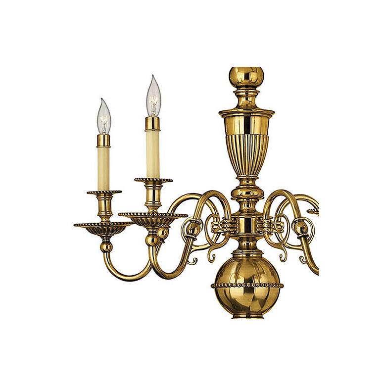 Image 2 Chandelier Cambridge-Small Single Tier-Burnished Brass more views