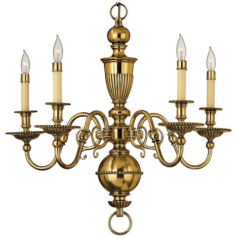 Image 3 Chandelier Cambridge-Small Single Tier-Burnished Brass more views