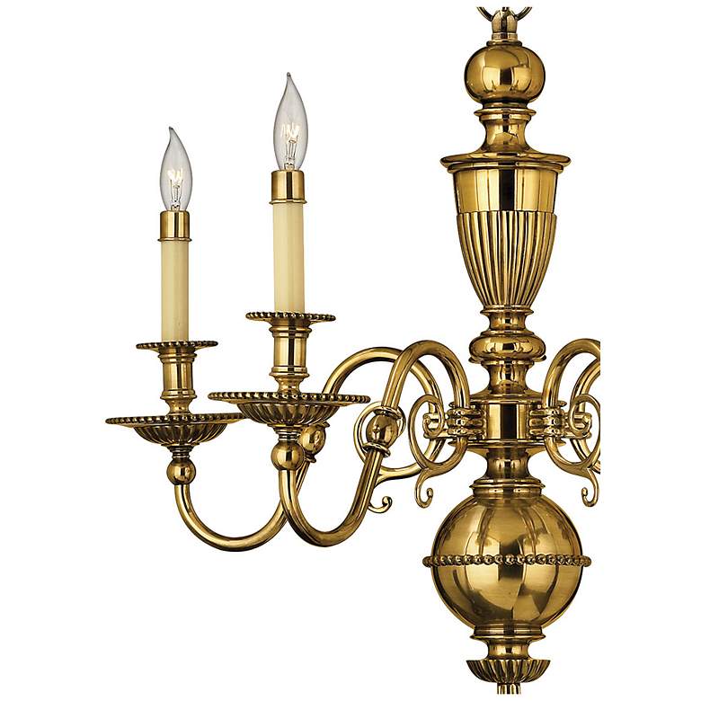Image 4 Chandelier Cambridge-Small Single Tier-Burnished Brass more views