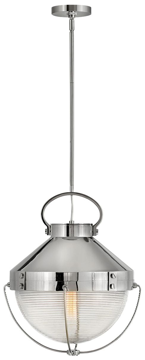 Image Chandelier Crew-Medium Pendant-Polished Nickel