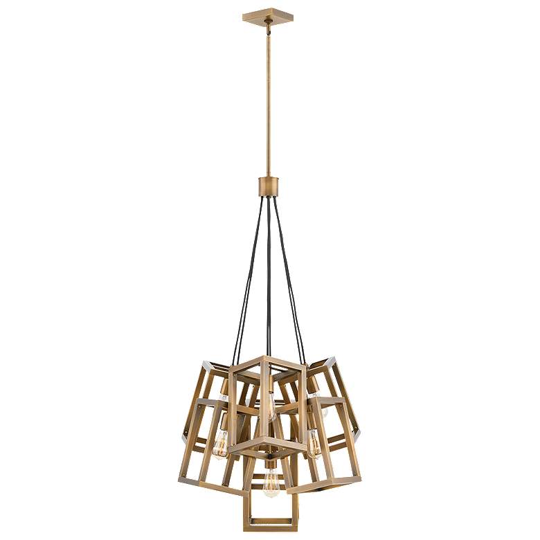 Image 1 Chandelier Ensemble-Large Single Tier-Brushed Bronze