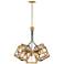 Chandelier Ensemble-Small Single Tier-Brushed Bronze