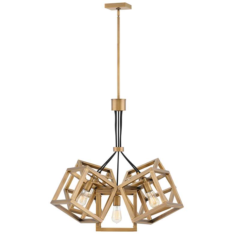 Image 2 Chandelier Ensemble-Small Single Tier-Brushed Bronze more views