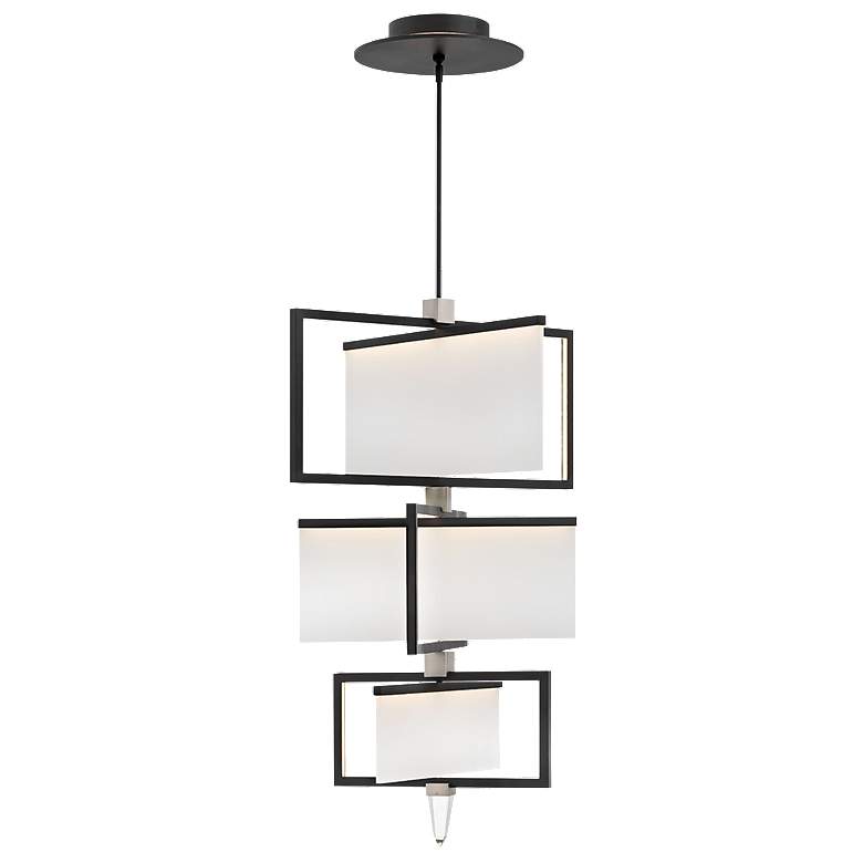 Image 1 Chandelier Folio-Large Three Tier-Black-Led