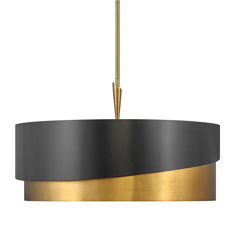 Image 3 Chandelier Gigi-Extra Large Drum-Heritage Brass more views