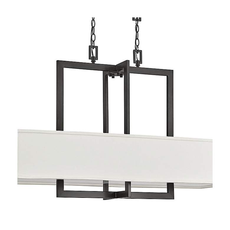 Image 2 Chandelier Hampton-Four Light Linear-Buckeye Bronze more views