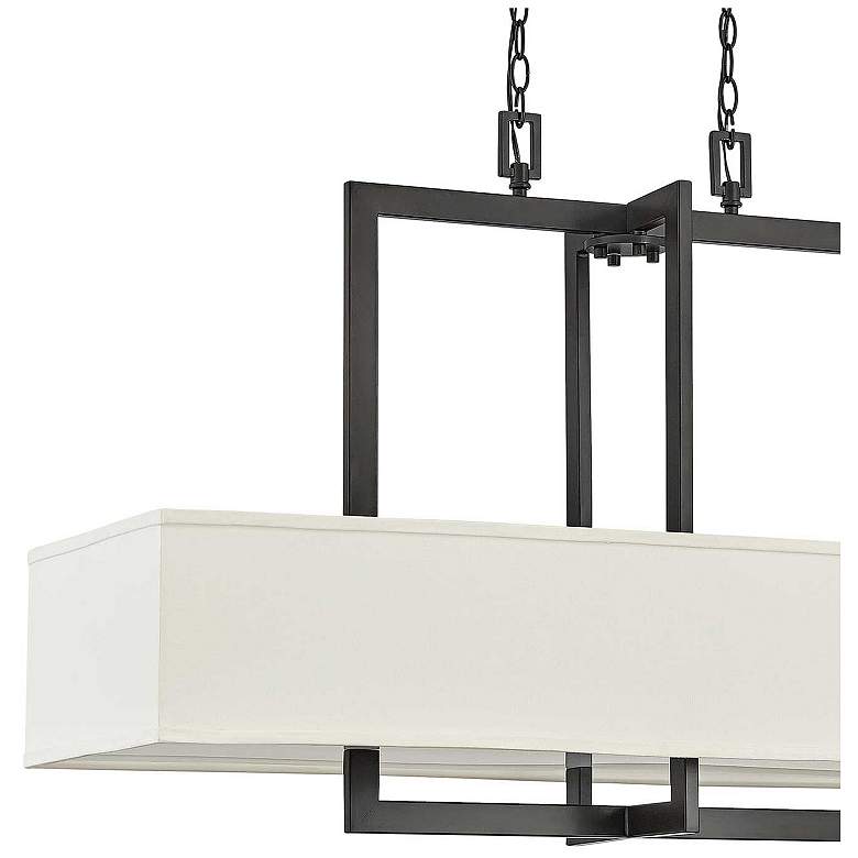 Image 5 Chandelier Hampton-Four Light Linear-Buckeye Bronze more views