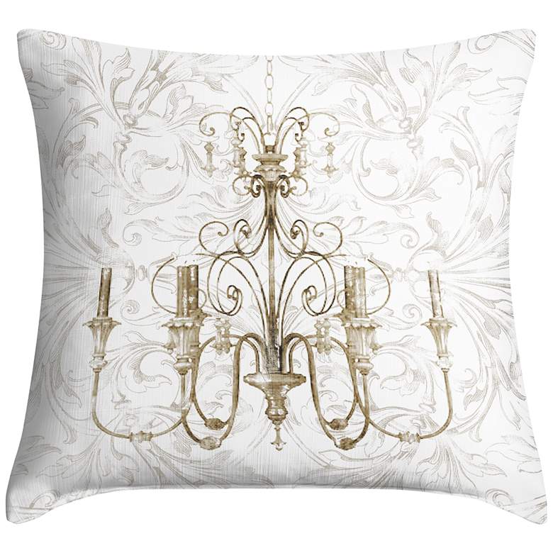 Image 1 Chandelier II 18 inch Square Throw Pillow