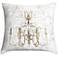 Chandelier II 18" Square Throw Pillow