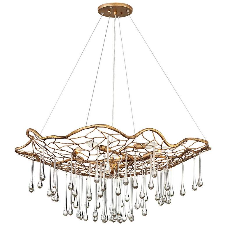 Image 2 Chandelier Laguna-Large Single Tier-Burnished Gold