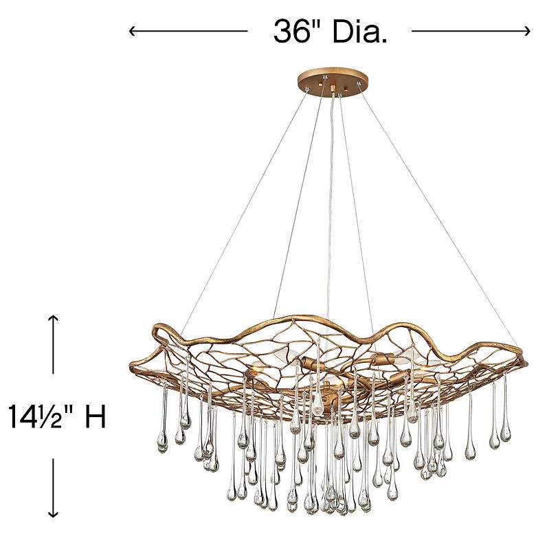 Image 5 Chandelier Laguna-Large Single Tier-Burnished Gold more views