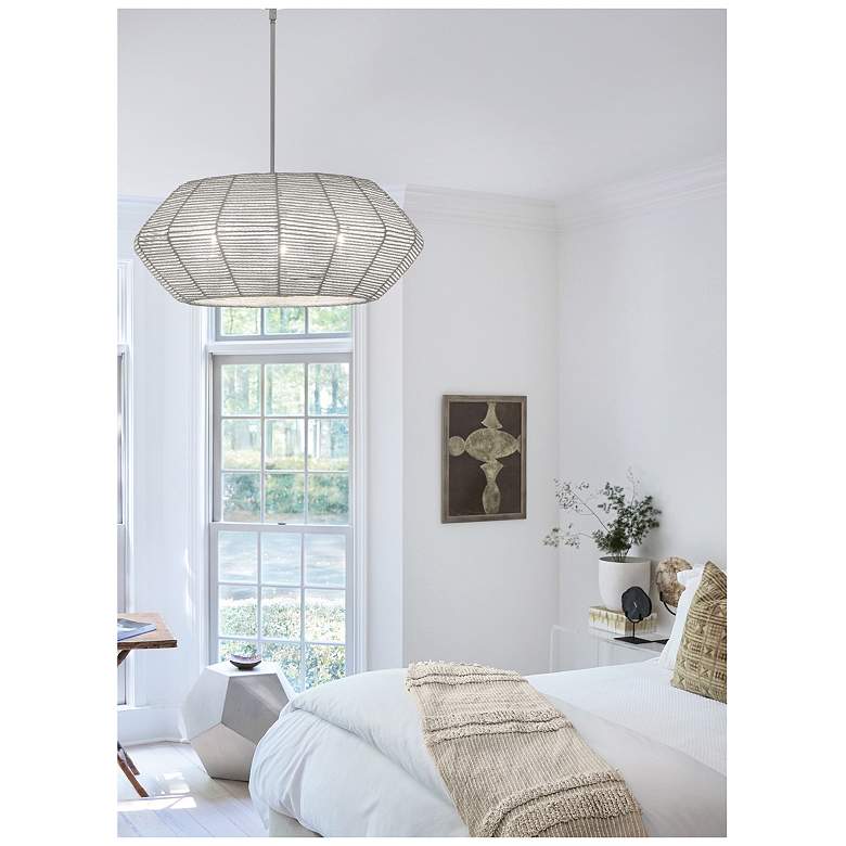 Image 6 Chandelier Luca-Small Convertible Drum-Polished Chrome more views