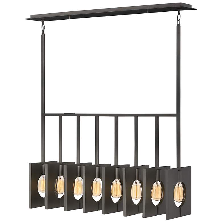Image 2 Chandelier Ludlow-Eight Light Linear-Brushed Graphite more views