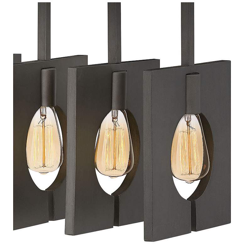 Image 3 Chandelier Ludlow-Eight Light Linear-Brushed Graphite more views