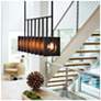 6_Chandelier Ludlow-Eight Light Linear-Brushed Graphite more views