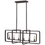 2_Chandelier Quentin-Six Light Linear-Aged Zinc more views
