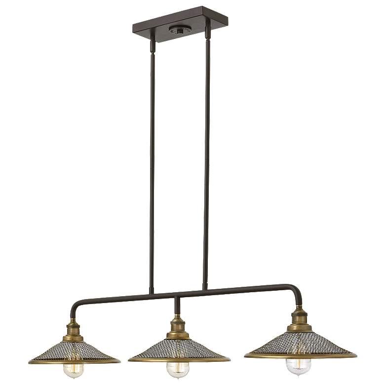 Image 1 Chandelier Rigby-Three Light Linear-Buckeye Bronze