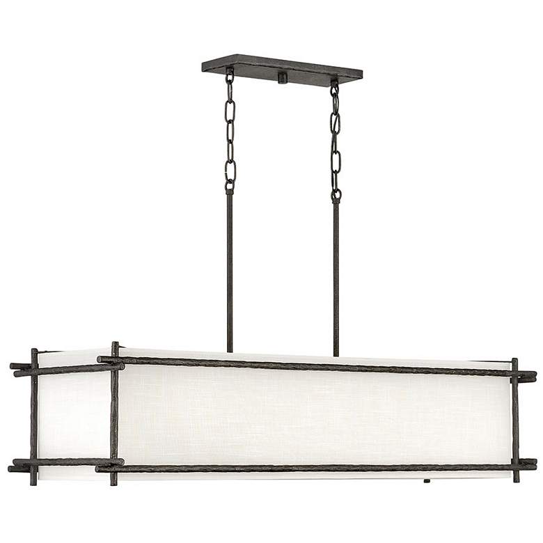 Image 1 Chandelier Tress-Six Light Linear-Forged Iron