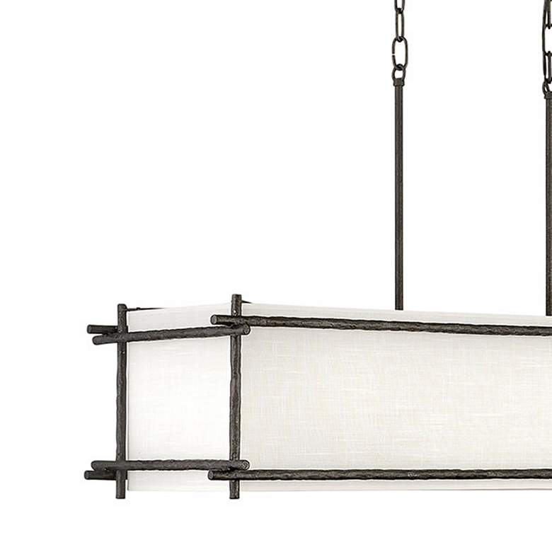 Image 2 Chandelier Tress-Six Light Linear-Forged Iron more views