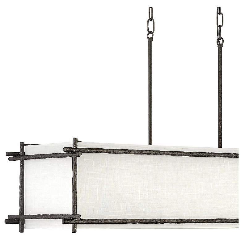 Image 3 Chandelier Tress-Six Light Linear-Forged Iron more views