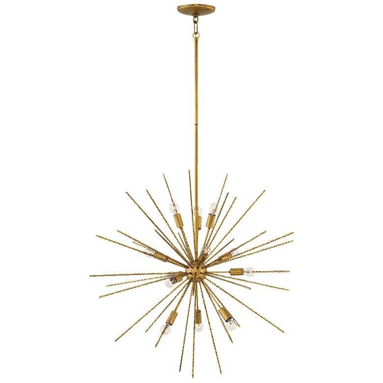 Image 1 Chandelier Tryst-Medium Orb-Burnished Gold