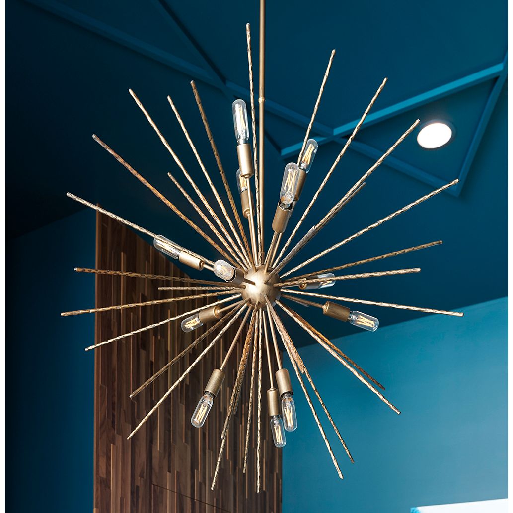 Image Chandelier Tryst-Medium Orb-Burnished Gold