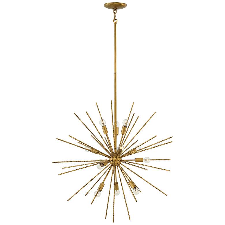 Image 3 Chandelier Tryst-Medium Orb-Burnished Gold more views