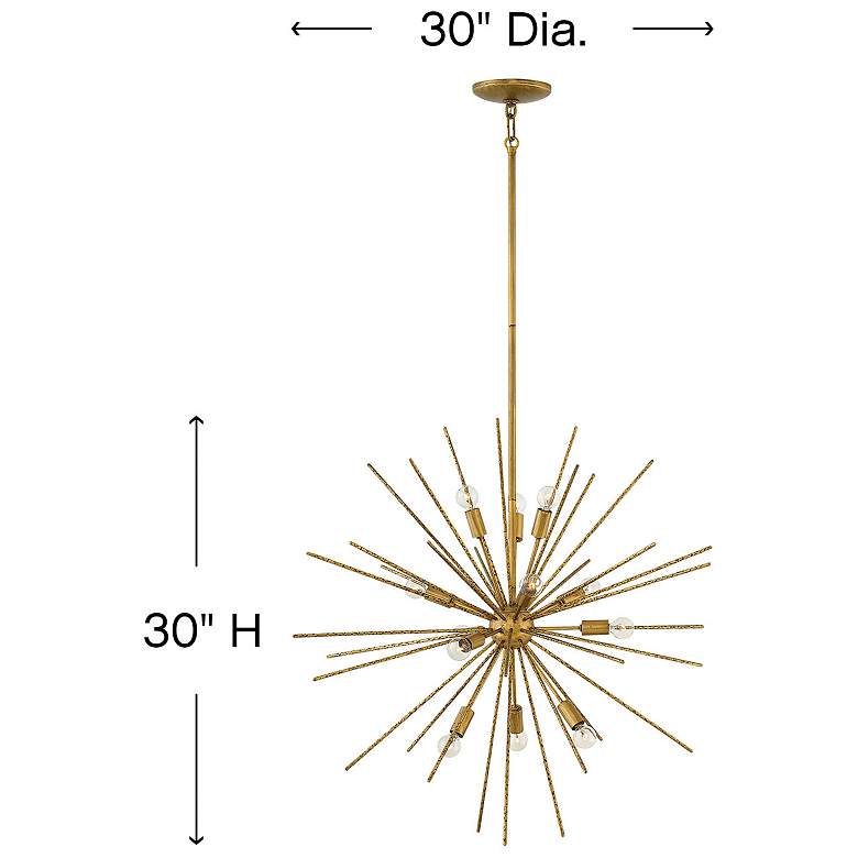 Image 4 Chandelier Tryst-Medium Orb-Burnished Gold more views