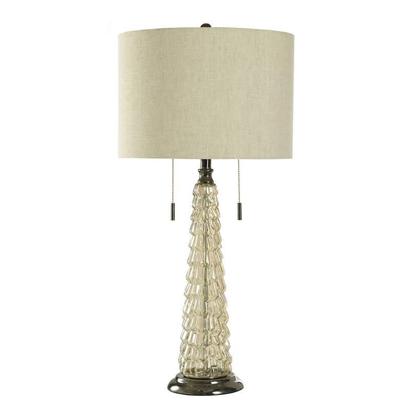 Image 1 Chandi Glow 33.5" High Tapered Tree Glass Tabel Lamp