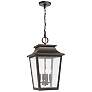 Chandler 21" High Oiled Bronze 4-Light Outdoor Hanging Light