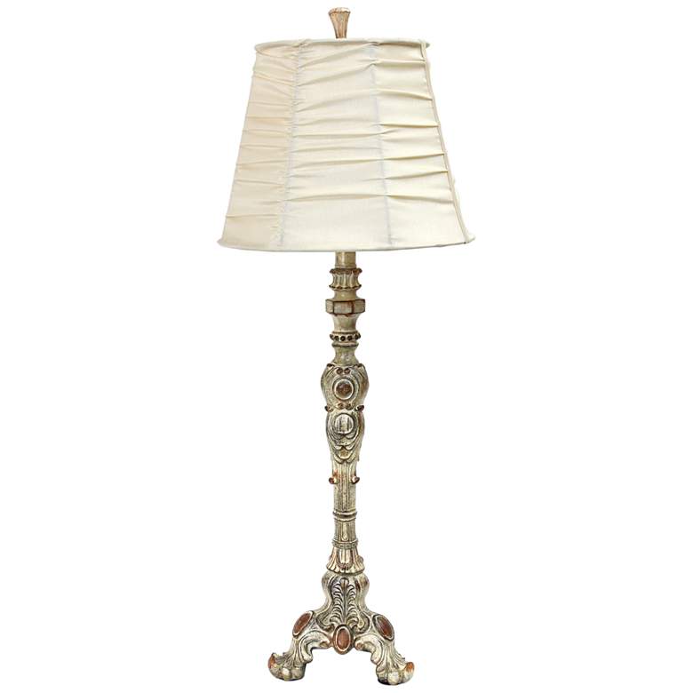 Image 2 Chandler 31" High Traditional Cream Finish Buffet Table Lamp