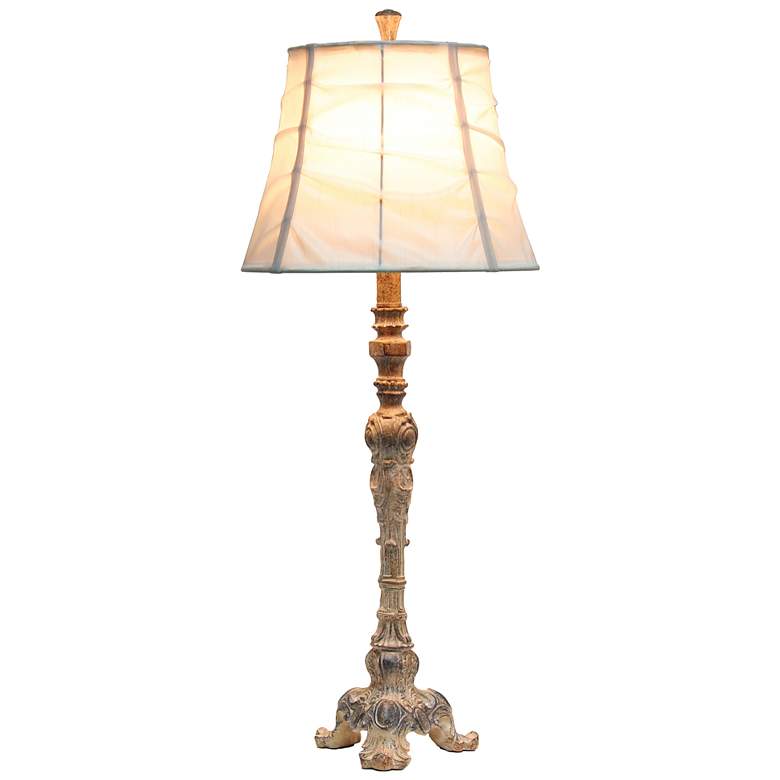 Image 7 Chandler 31" High Traditional Cream Finish Buffet Table Lamp more views
