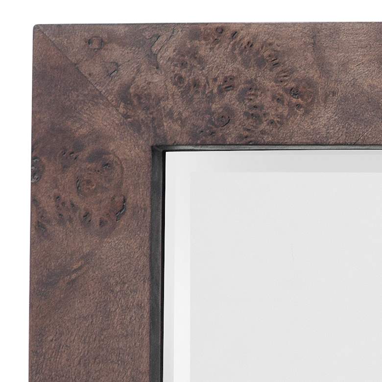 Image 3 Chandler Charcoal Wood 25 inch x 33 inch Rectangular Wall Mirror more views