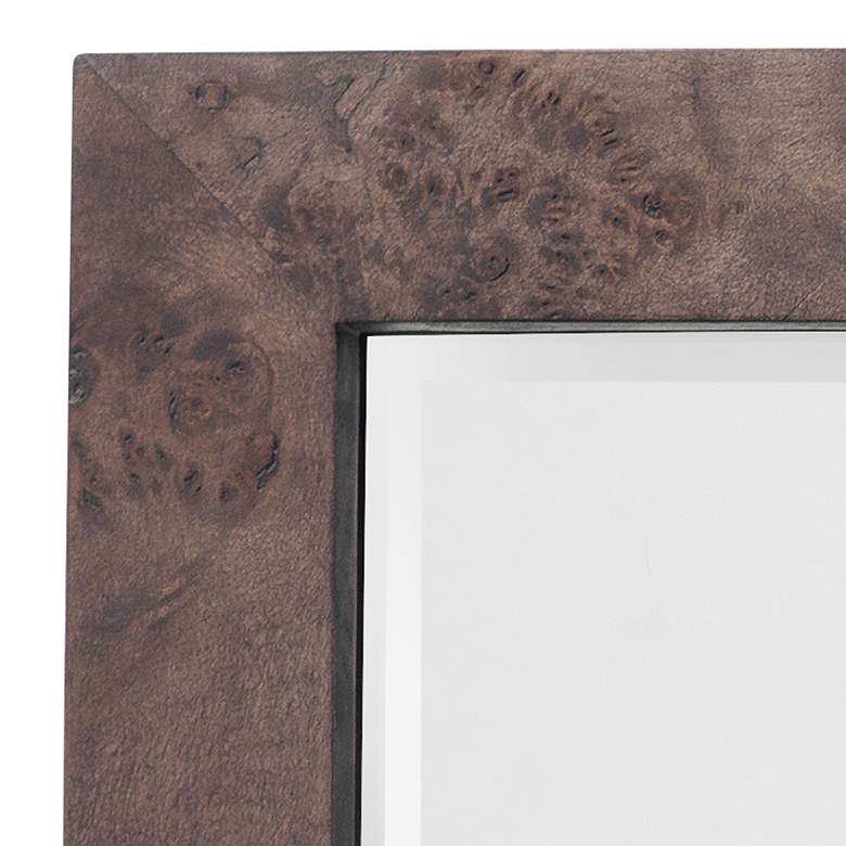 Image 3 Chandler Charcoal Wood 25" x 33" Rectangular Wall Mirror more views