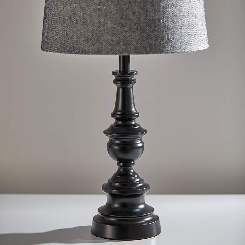 Image 4 Chandler Dark Bronze 3-Piece Floor and Table Lamp Set more views
