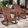 1_Chandler Dark Natural Adirondack Rocking Chairs Set of 2