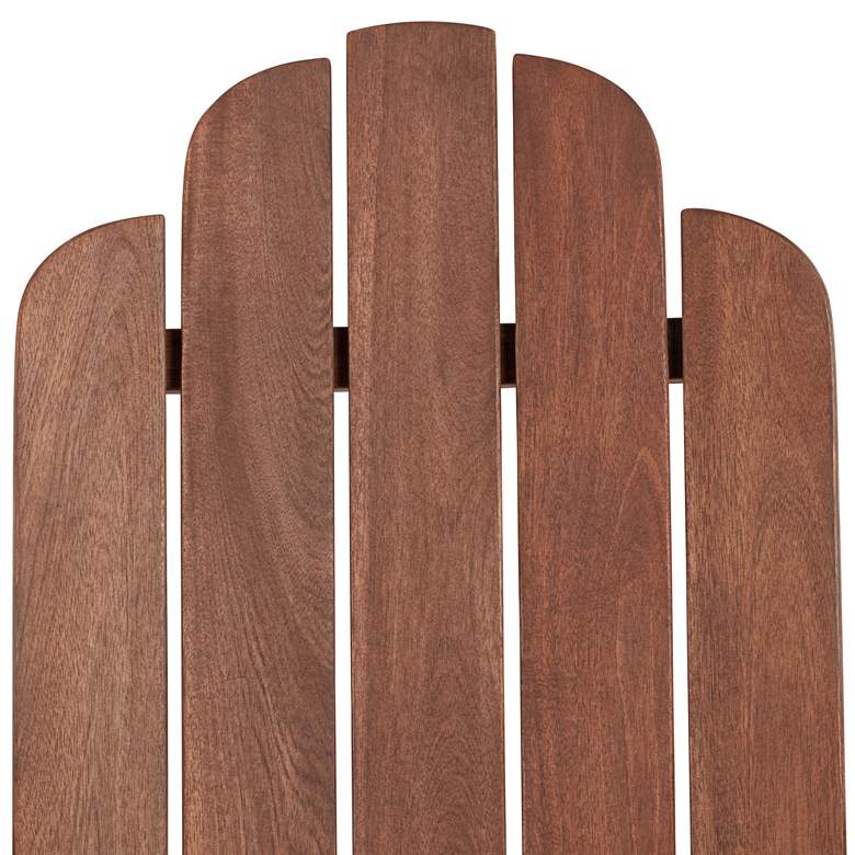 Image 3 Chandler Dark Natural Adirondack Rocking Chairs Set of 2 more views
