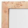 3_Chandler Natural Burl Wood 25" x 33" Rectangular Wall Mirror more views