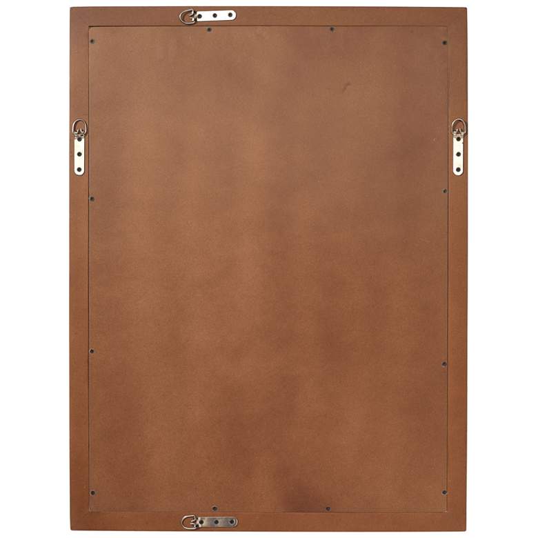 Image 4 Chandler Natural Burl Wood 25" x 33" Rectangular Wall Mirror more views